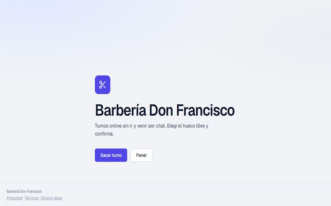 Sitio de Barbería Don Francisco